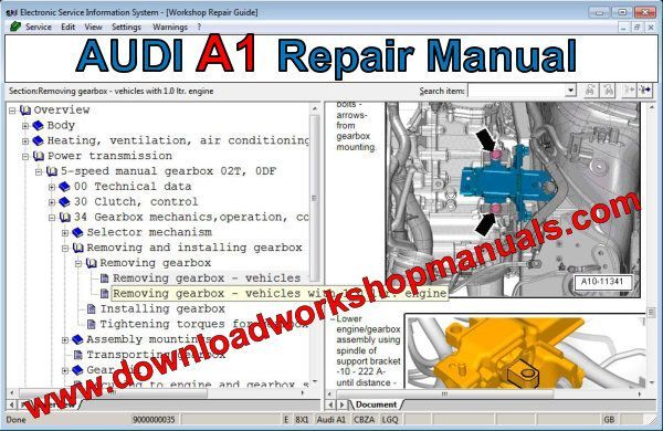 audi a1 repair manual